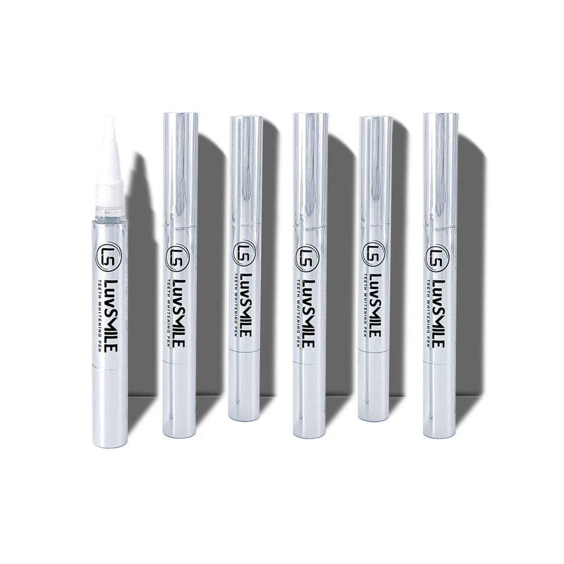 LuvSMILE Teeth Whitening Pen x 6