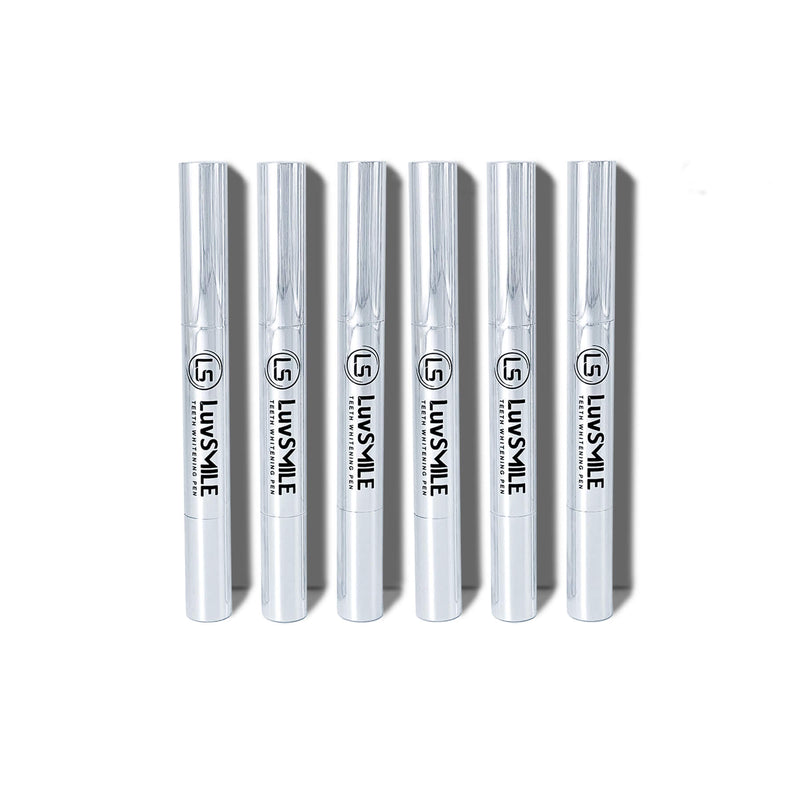 LuvSMILE Teeth Whitening Pen x 6