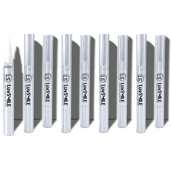 LuvSMILE Teeth Whitening Pen x 9