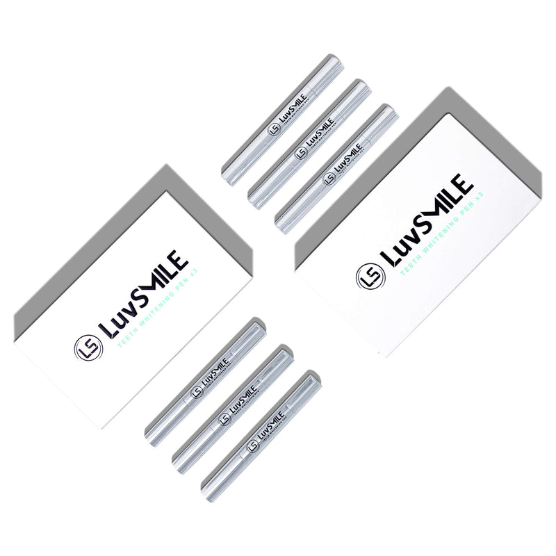 LuvSMILE Teeth Whitening Pen x 6